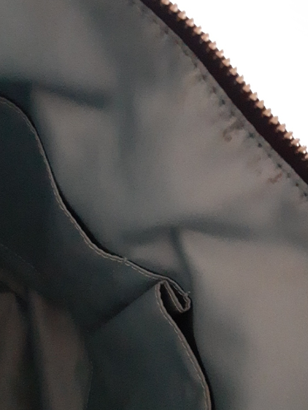 COACH Signature Poppy Glam Black Glazed Distressed Leather Tote Bag - Picture 9 of 11